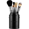image:imageSIGMA BEAUTY Makeup Brush Cup Makeup Brush Holder with Lid 2Piece Black