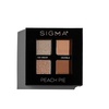 image:imageSIGMA BEAUTY Quad Eyeshadow Palette  Tiramisu Eyeshadow Quad 4 ShadesPeach Pie