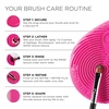 image:imageSigma Beauty 2X Sigma Spa Brush Cleaning Glove Brush Cleaner Large PinkSmall
