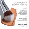 image:imageSigma Beauty 3DHD Kabuki Brush Dense Kabuki Brush for Liquid Foundation1 Count Pack of 1