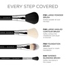 image:imageSigma Beauty Classic Face Brush Set  Makeup Brushes 5Piece Full Face KitEssential Travel Set
