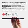 image:imageSigma Beauty E25 Blending Brush  Eyeshadow Blending Brush Round HeadE27 Detail Blending Brush