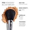 image:imageSigma Beauty F10 PowderBlush Brush Soft Beveled Blending Brush for Cheeks