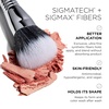 image:imageSigma Beauty F53 Air ContourBlush Brush Soft Angled Bronzer Makeup Brush