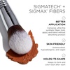 image:imageSigma Beauty F80 Air Flat Kabuki Brush  Liquid and Cream Makeup BrushF79 Concealer Blend Kabuki Brush