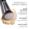 image:imageSigma Beauty F80 Air Flat Kabuki Brush  Liquid and Cream Makeup BrushF82 Round Kabuki Brush