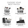 image:imageSigma Beauty Glamn Go Mini Eye Brush Set Makeup Brush Cranberry 4 PackGlam N Go Mini Eye Brush Set