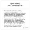image:imageSigma Beauty Tint  Tame Dark Brow Gel  Professional Grade Brow Tint amp Shaping Gel for Filling Grooming amp Shaping Brows  For Achieving Natural Feathered Brows Dark Brown Brow Gel for Dark HairDark