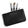 image:imageSigma Beauty Glamn Go Mini Eye Brush Set Makeup Brush Cranberry 4 PackGlam N Go Mini Eye Brush Set