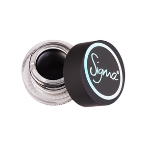 image:imageSIGMA BEAUTY Gel Eyeliner  Wicked  Blackest Black Matte  8 Hour Wear  Water amp Fade Resistant Formula  Glides on Easily Smudge Proof Eyeliner  Gel Eye liner for Cateye Winged Liner  007 ozGel Eyeliner