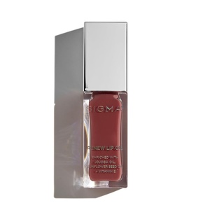 image:imageSIGMA BEAUTY Renew Lip Oil pHActivated Tinted Lip Gloss Hush Clear PinkAll Heart