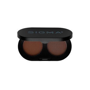 image:imageSigma Beauty Color  Shape Brow Powder Duo  Eye Brow Palette for Natural Defined Brows  Dark amp Light Brow Powder to Tint amp Highlight  Vegan Paraban Free Sulfate Free Mirror Included  LightDark