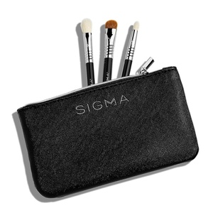 image:imageSigma Beauty Glamn Go Mini Eye Brush Set Makeup Brush Cranberry 4 PackGlam N Go Mini Eye Brush Set