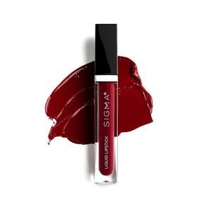 image:imageSigma Beauty Liquid Lipstick  Bold and Luxurious Liquid Matte Lipstick with a Satin Finish  Clean Vegan Cruelty Free Makeup Dapper Warm Hibiscus NudeBelladonna
