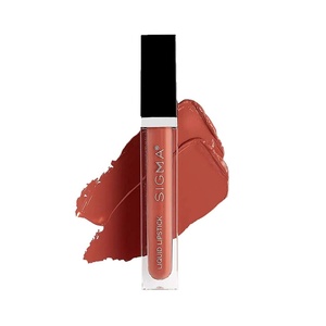 image:imageSigma Beauty Liquid Lipstick  Bold and Luxurious Liquid Matte Lipstick with a Satin Finish  Clean Vegan Cruelty Free Makeup Dapper Warm Hibiscus NudeCordeRosa