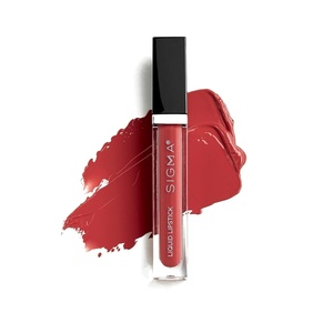 image:imageSigma Beauty Liquid Lipstick  Bold and Luxurious Liquid Matte Lipstick with a Satin Finish  Clean Vegan Cruelty Free Makeup Dapper Warm Hibiscus NudeFable