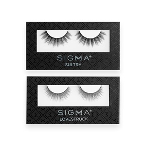 image:imageSigma Beauty Lovestruck amp Sultry False Lashes Bundle  Wispy and Bold Fake Eyelashes Set  2 Pairs of Natural Looking Falsies  Adds Curl and Volume  Vegan Synthetic Silk Lashes